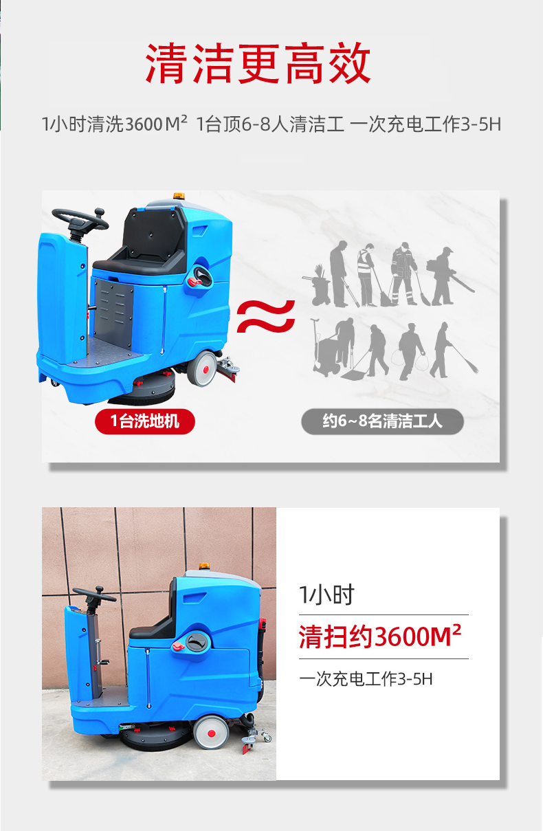 西咸驾驶式洗地机更适合用在高铁站